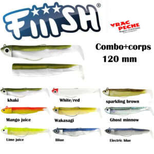 Combo black minnow 120 mm Fiiish