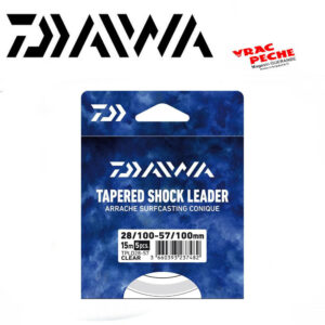 Arrache conique tapered shock leader daiwa 15 m