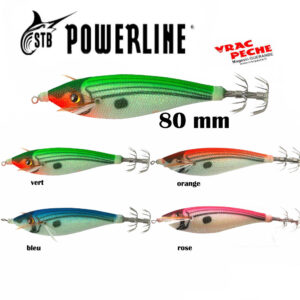 Leurre squid 8 cm flottante phospho powerline