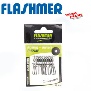 agrafe Rolling + P snap leurre flashmer