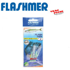 Plumes FLASH INOX  flashmer 5 hamecons