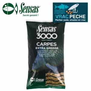 Amorce 3000 CARPE EXTRA GROSSE 1 kg sensas