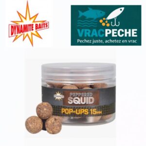 POP UPS 15 mm PEPPERED SQUID dynamit bait