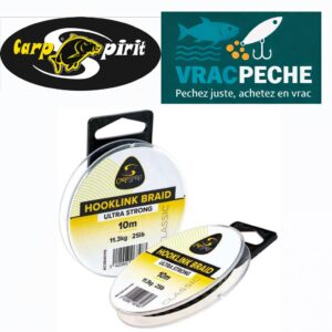 bobine HOOKLINK BRAID 25 LB 10 METRES carpspirit
