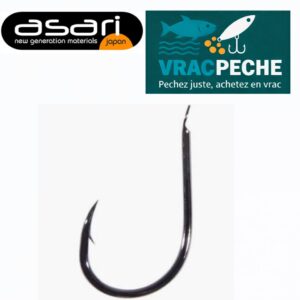 Sachet 25 hameçons chinu laser carbon a PALETTE ASARI