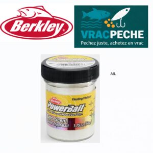 POWERBAIT PATTE A TRUITE BLANCHE PARFUM AIL BERKLEY