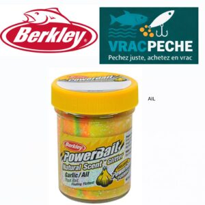 POWERBAIT PATTE A TRUITE MULTICOLORS PARFUM AIL BERKLEY