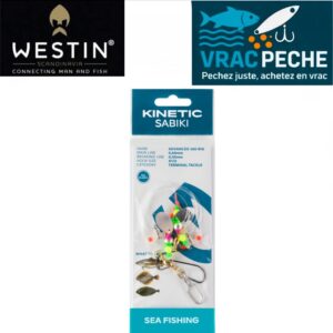 Montage SURFCASTING SURF RIG 1/0 BEAD YELLOW GREEN  ADVENCED 360 KINETIC