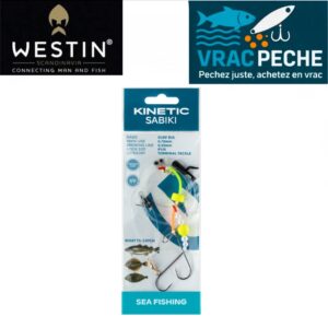 Montage SURFCASTING SURF RIG 1/0 YELLOW/PEARL KINETIC