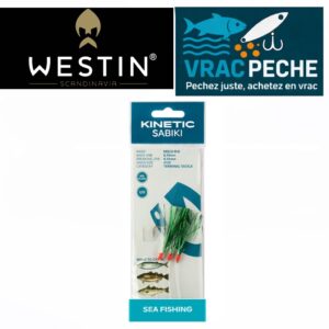 Mitraillette NORDIC DISCO RIG VERT BLANC 3 HAMECONS KINETIC