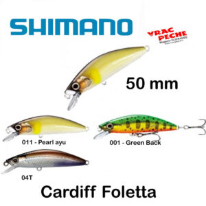 Poisson nageur Cardiff Folleta  shimano