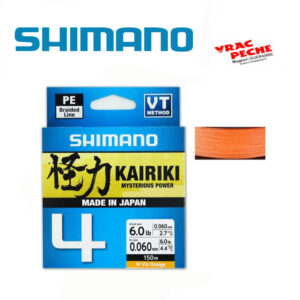 Tresse KAIRIKI 4 150 m Orange shimano