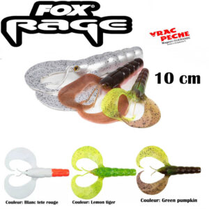 Leurre souple CRAW UV 10 cm  fox rage