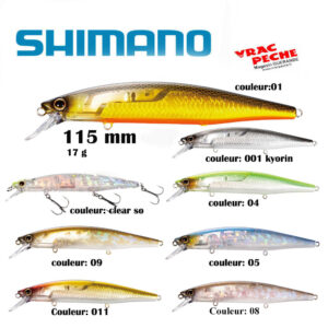 Poisson nageur BT world minnow flash boost 115 mm shimano