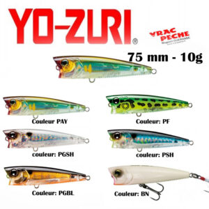 3DB POPPER 75 mm YO ZURI