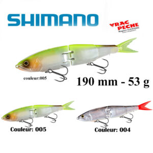 Poisson nageur ARMAJOINT 190 SF flashboost shimano