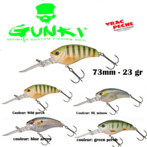 poisson nageur DD GIGAN 73 mm 23 g Gunki