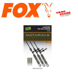 Naturals heli rigs leader 50 lbs fox