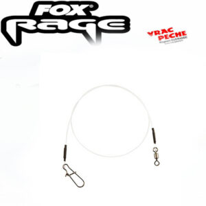 Bas de ligne fluorocarbon leaders 40 cm 27 kg fox rage