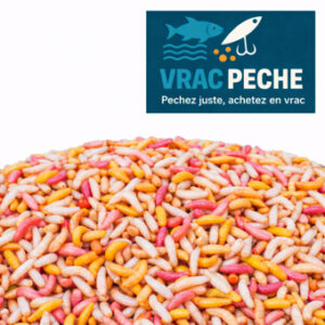 Asticots MULTICOLORS vendu en VRAC