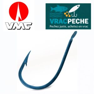 SACHET 10 hameçons forge bleu renverse  9335 bl VMC