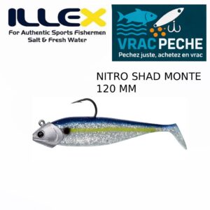 LEURRE NITRO SHAD 120 MM SARDINE MONTE