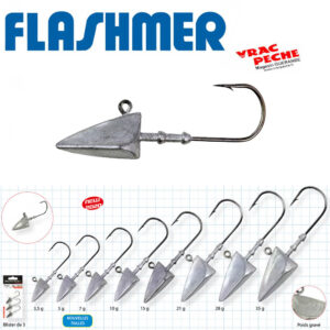 Sachet de 3 têtes AERO JIG HEAD flashmer