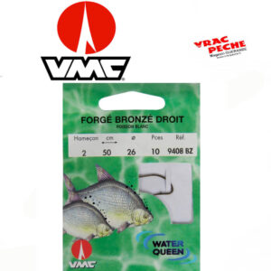 Carnet 10 hameçons bronzes droits VMC