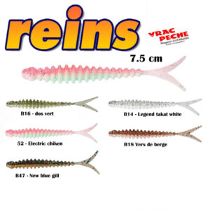 leurre souple Fin's ringer 7.5 cm REINS