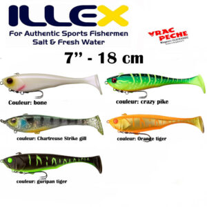 Leurre DUNKLE 7"  18 cm  illex