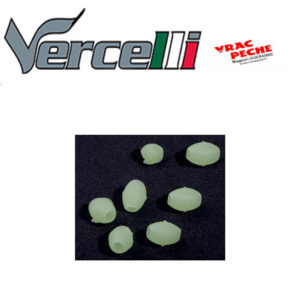 Sachet  perles molles ovales VERTES PHOSPHOS vercelli