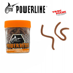 Powerbetes vers de terre MARRON 20 gr powerline