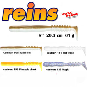leurre souple Rockvibe FAT 8 pouces 20 cm 61 g REINS