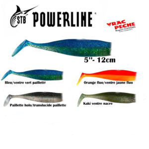Leurre non monte NAT SHAD 5"   powerline