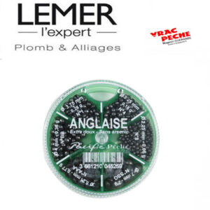 boite 6 cases plombs super doux peche a l'anglaise lemer