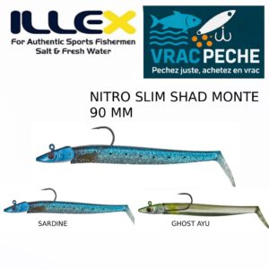 LEURRE NITRO SLIM SHAD 90 MM MONTE